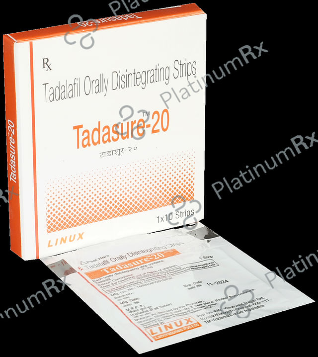 Tadasure 20mg Disintegrating Strip 1s