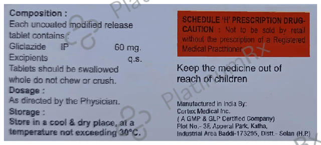 Vrizide MR 60 Tablet