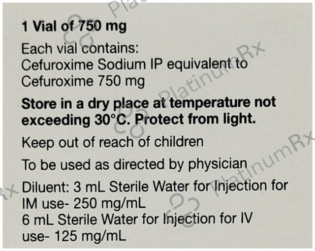 Supacef 750mg Injection 10ml