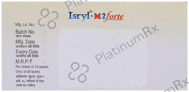 Isryl M2 Forte 2/1000mg Tablet PR 15s