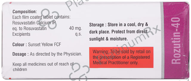 Rozutin 40mg Tablet 10s