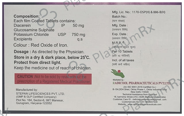 Lafarze 50/750mg Tablet 10s