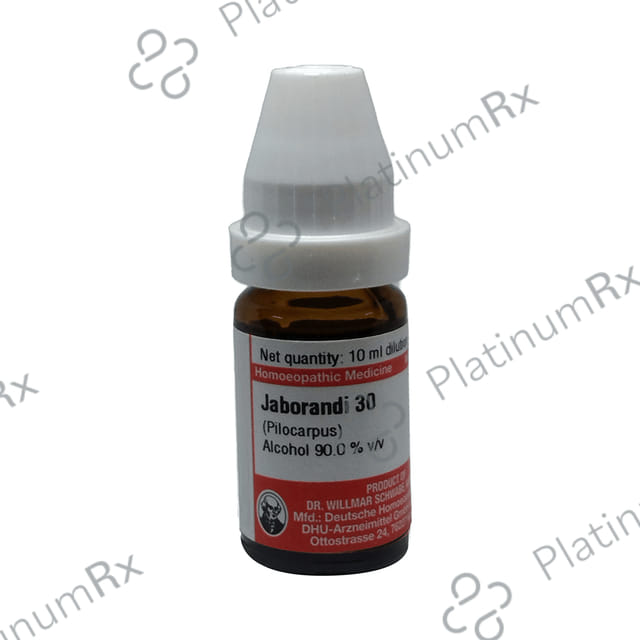 Dr Willmar Schwabe Germany Jaborandi Dilution 30
