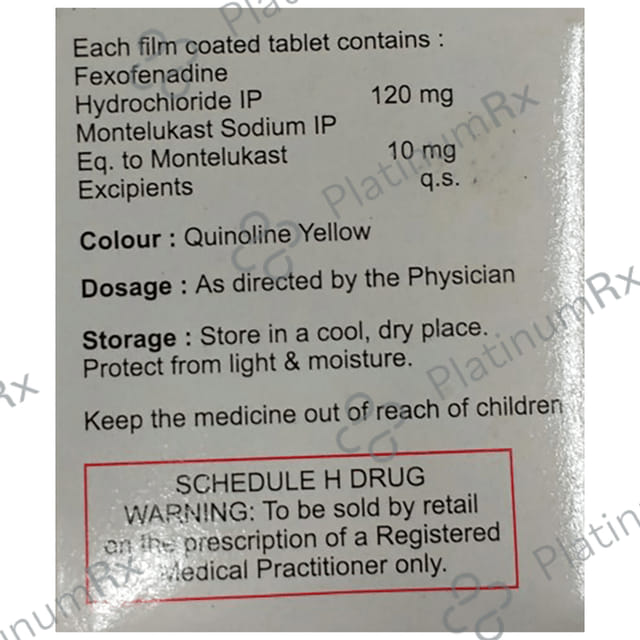 Afineday 120/10mg Tablet 10s