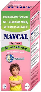 Navcal B12 Syrup Banana