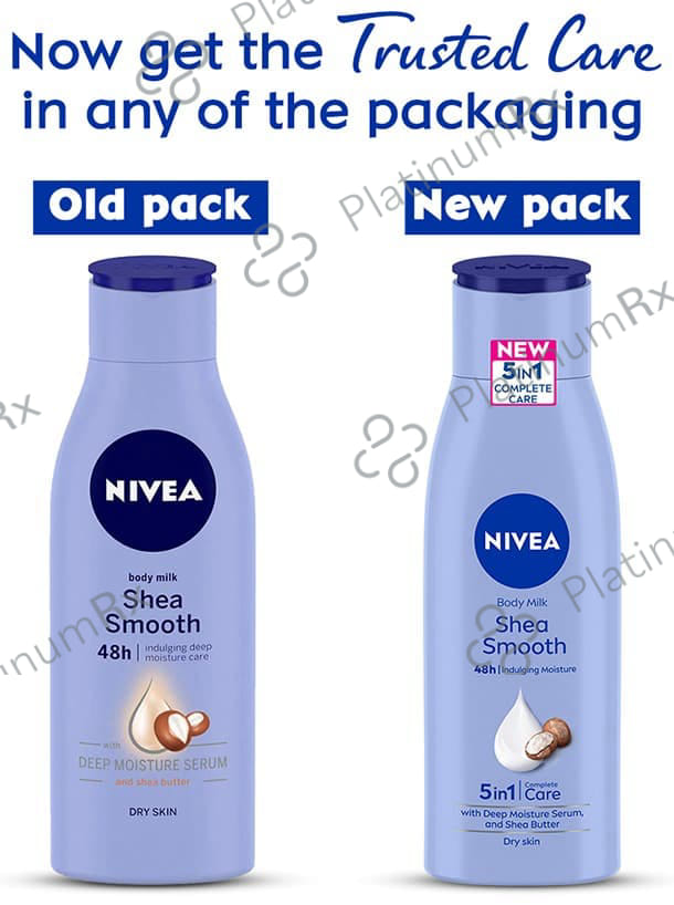Nivea 5 in 1 Complete Care Nourishing Lotion - Smooth Milk Body Lotion with Shea Butter 75 ml