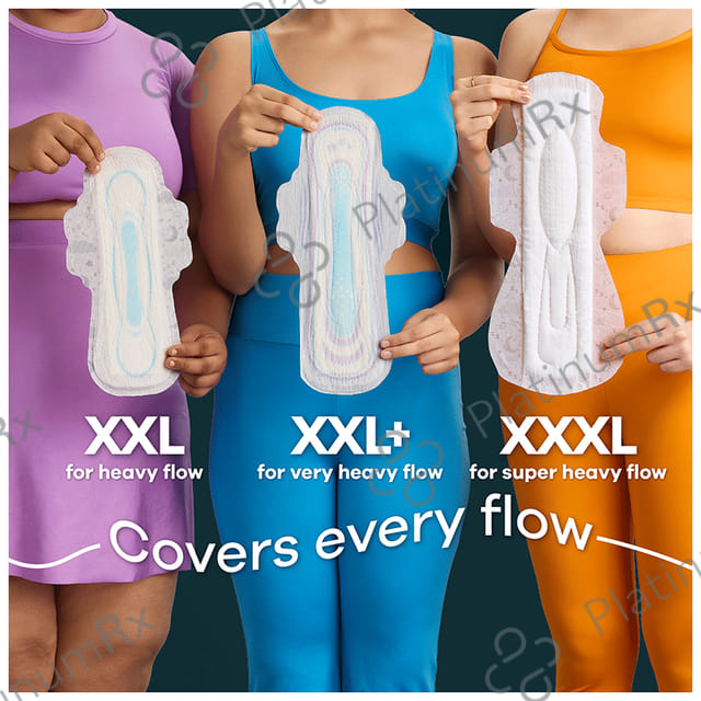 Whisper Bindazzz Nights Pads - Size XXXL 20 pads
