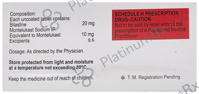 Biltal M 20/10mg Tablet 7s