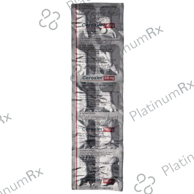 Ceroxim 500mg Tablet 10s