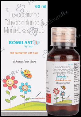 Romilast L 2.5/4mg Syrup 60ml