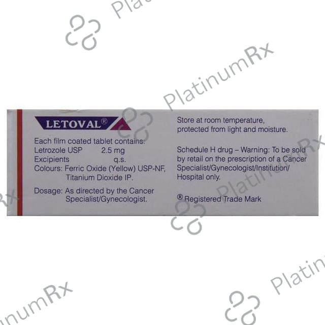 Letoval 2.5mg Tablet 5s