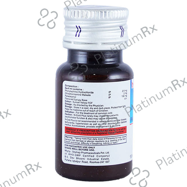 Ncold Plus 100/2/2.5mg Drop 15ml