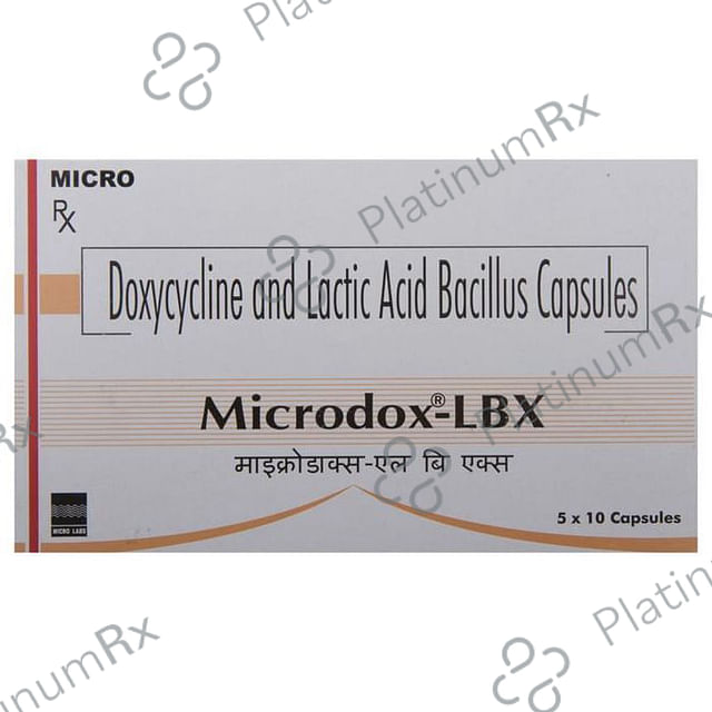 Microdox LBX 100mg/5B Capsule 10s