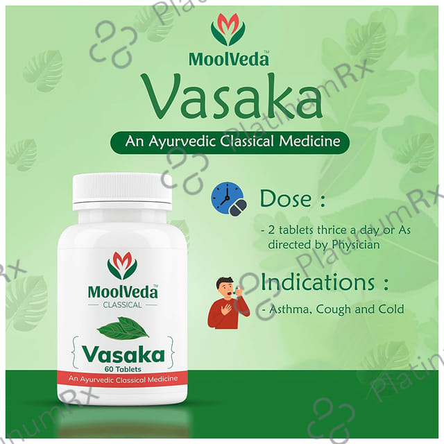Moolveda Vasaka Tablet 60s