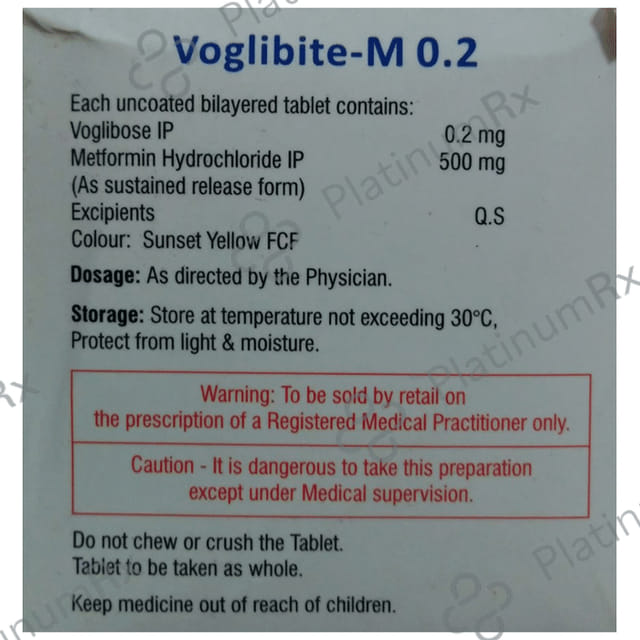 Voglibite M 0.2mg Tablet SR 10s