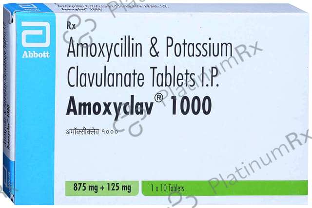 Amoxyclav 875/125mg Tablet 10s