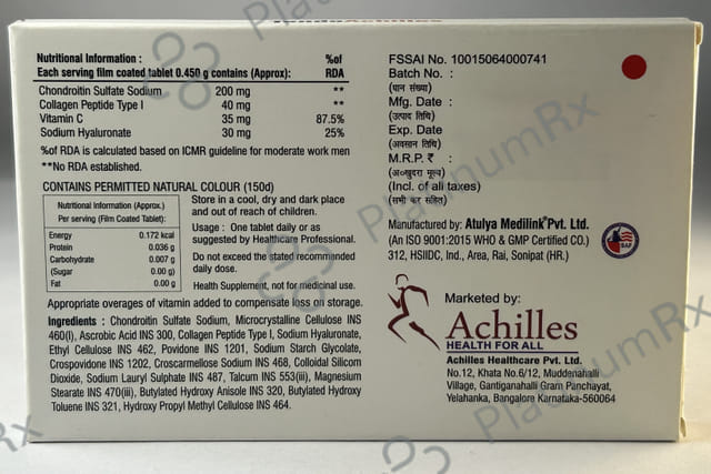 Tendoachilles Tablet 10s