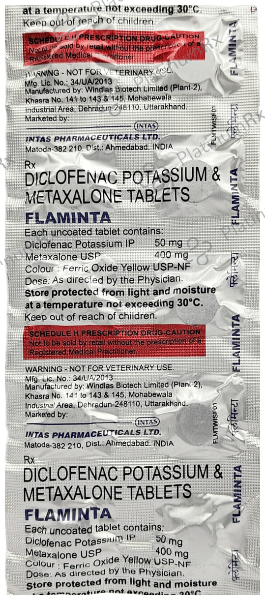 Flaminta 50/400mg Tablet 10s