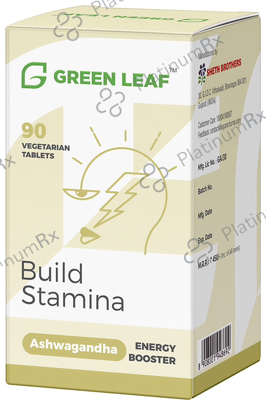 Green Leaf Ashwagandha Vegetarian Tablet 90s