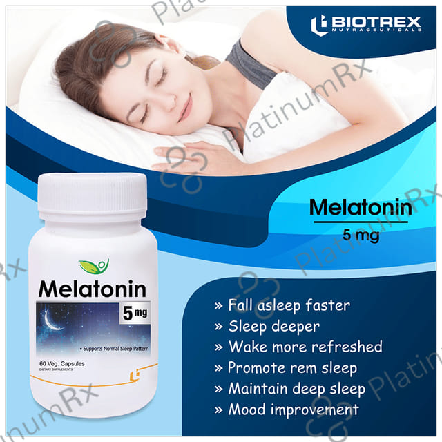 Biotrex Melatonin 5mg Veg Capsule