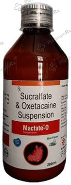 Macfate-O Oral Suspension Mint Sugar Free
