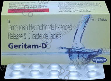 Geritam D 0.4/0.5mg Tablet 10s