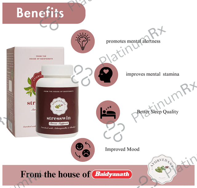 Baidyanath (Jhansi) Ayurvedant Stresswin Capsule