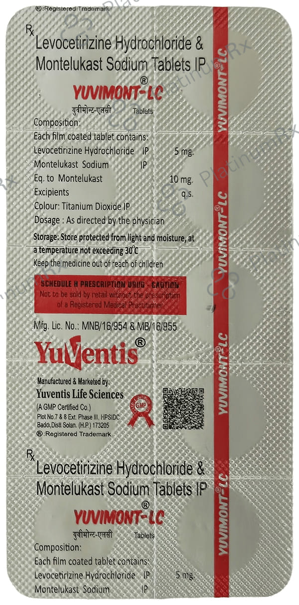 Yuvimont LC 5mg/10mg Tablet