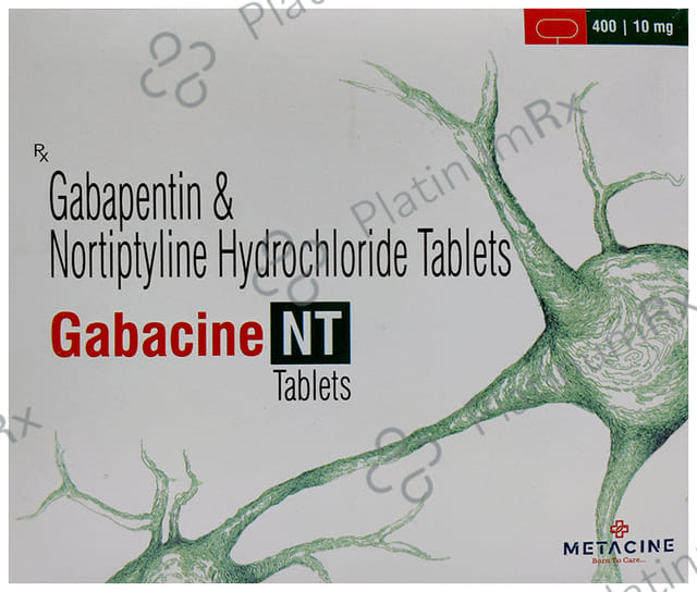 Gabacine 400/10mg NT Tablet 10s