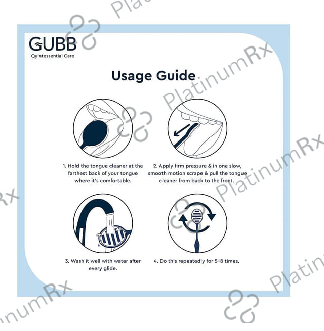 Gubb T+ Tongue Cleaner Pink