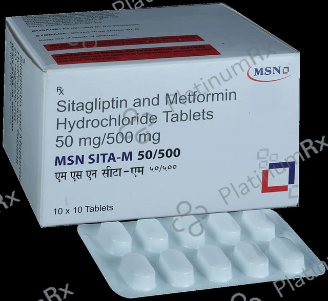 MSN Sita-M 50mg/500mg Tablet