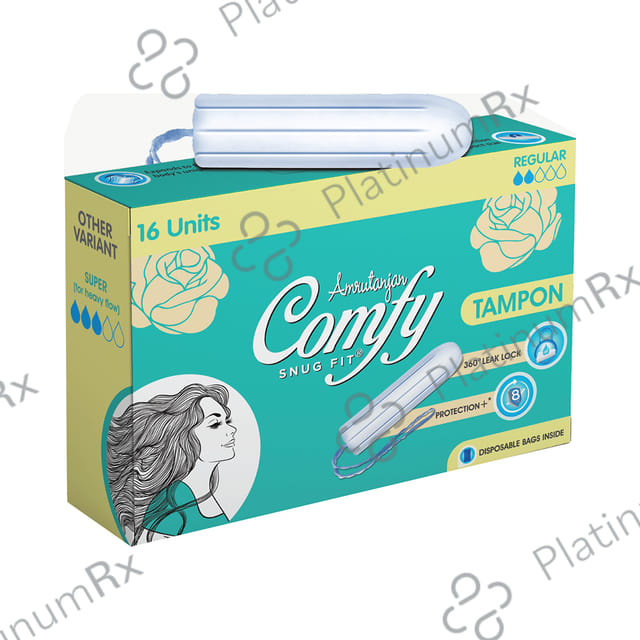 Amrutanjan Comfy Snugfit Tampons Regular 16s
