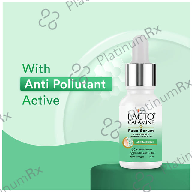 Piramal Lacto Calamine 2% Salicylic Acid Face Serum Paraben Free