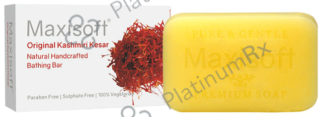 Maxisoft Original Kashmiri Kesar Bathing Bar (75gm Each) 6 units