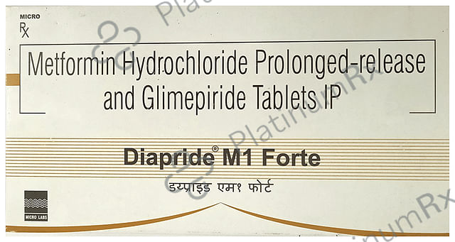 Diapride M1 Forte 1/1000mg Tablet PR 15s