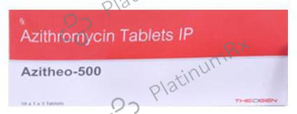 Azitheo 500mg Tablet 3s