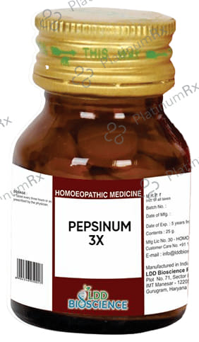 LDD Bioscience Pepsinum 3X 25 gm
