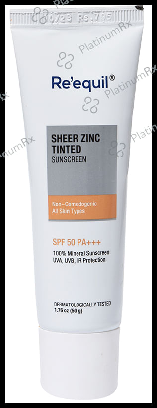 Re'equil Sheer Zinc Tinted Sunscreen SPF 50 PA+++