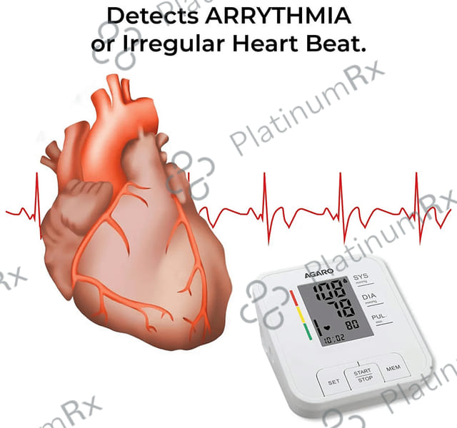 Agaro Bp 601 Automatic Digital Blood Pressure Monitor