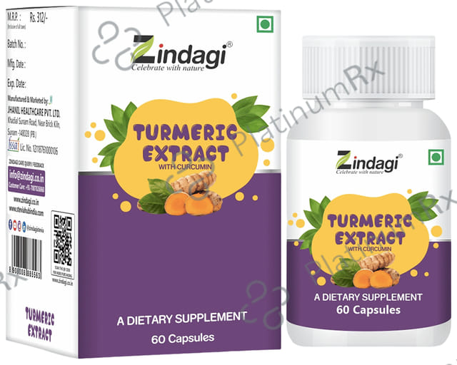 Zindagi Turmeric Extract with Curcumin Capsule