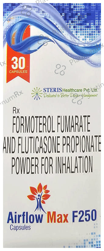 Airflow Max F 250/6mcg Capsule 30s