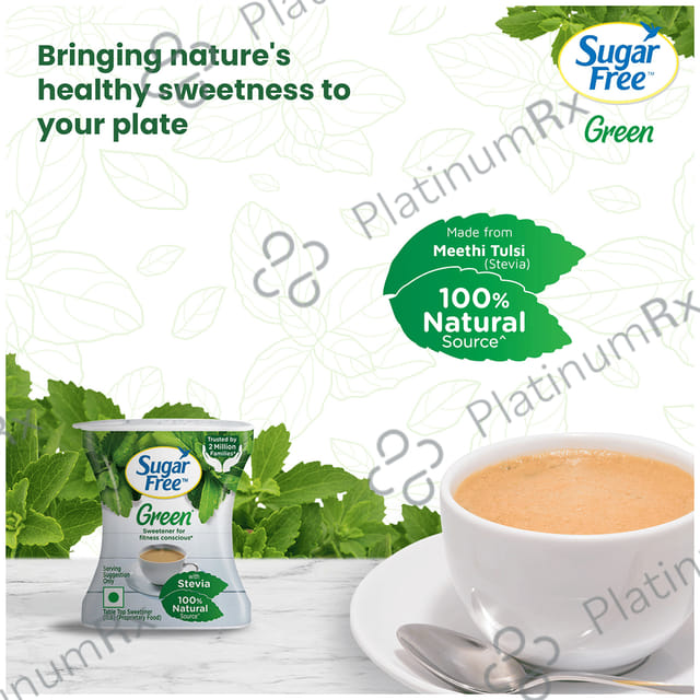 Sugar Free Green Stevia for Calorie Conscious - Pellets 100 pellets