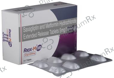 Riax M XR 5mg/1000mg Tablet 7s
