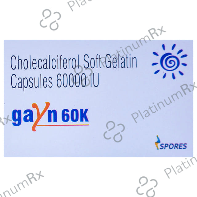 Gayn 60K Soft Gelatin Capsule 4s
