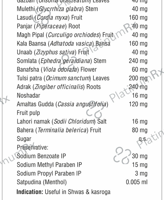 Leeford Leekuf Natural Cough Syrup