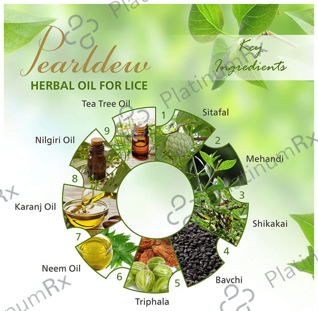 Pearldew Herbal Oil for Lice (25ml Each) 1 Bottle