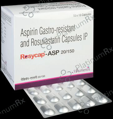 Rosycap ASP 20/150mg Capsule 15s