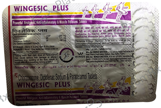 Wingesic Plus Tablet