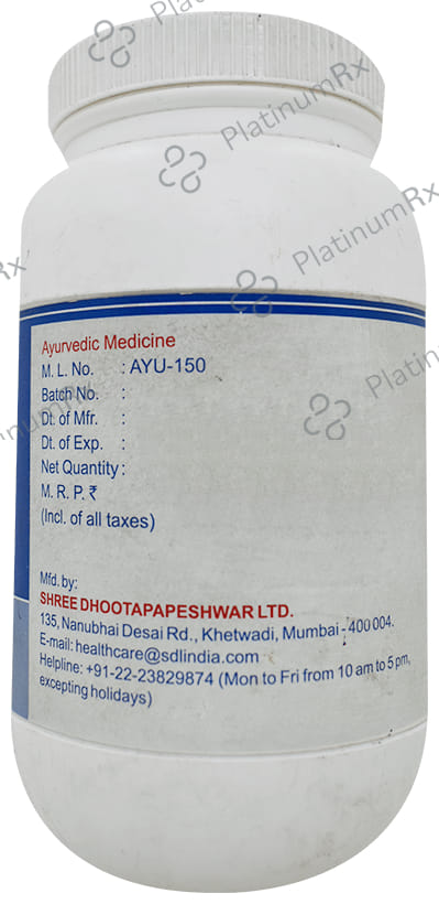 Dhootapapeshwar Agnikumar Rasa Tablet 1000 tablets