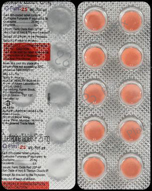 Q Pin 25mg Tablet 10s